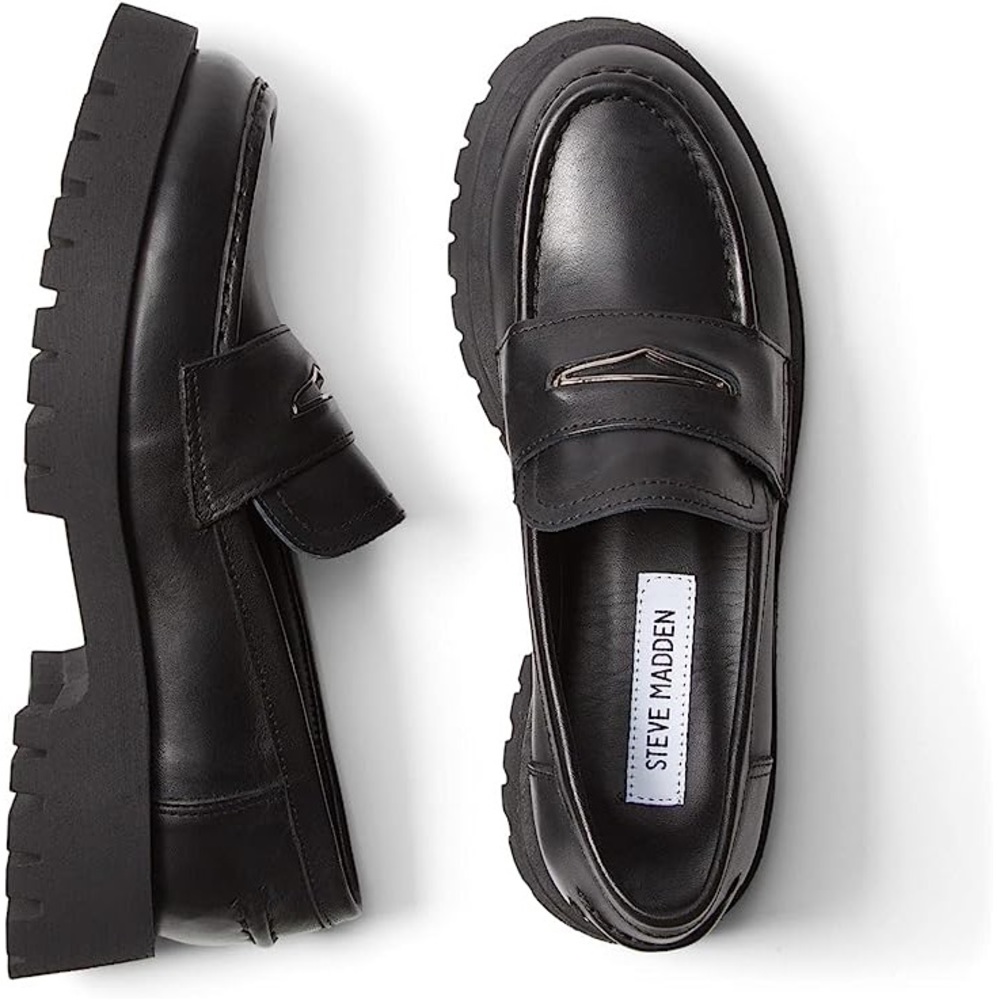 Steve Madden Lawrence Loafers Black size 7